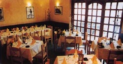 Una delle salette private del ristorante